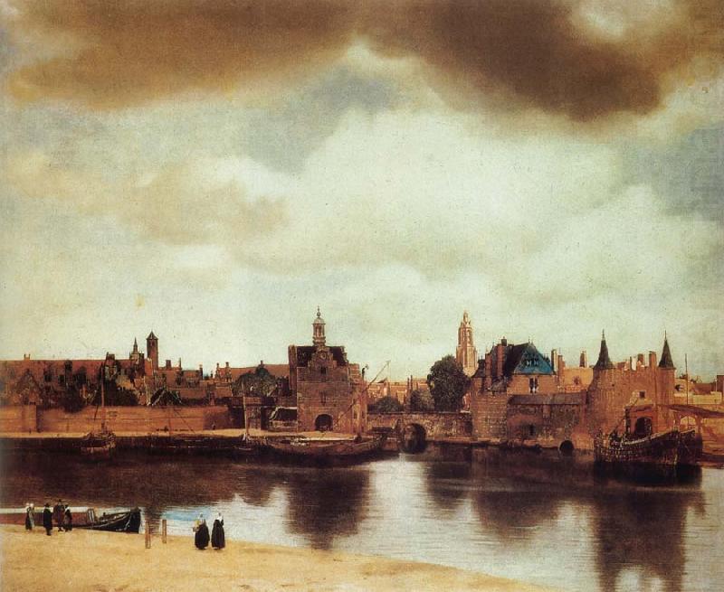 Jan Vermeer View of Delft china oil painting image
